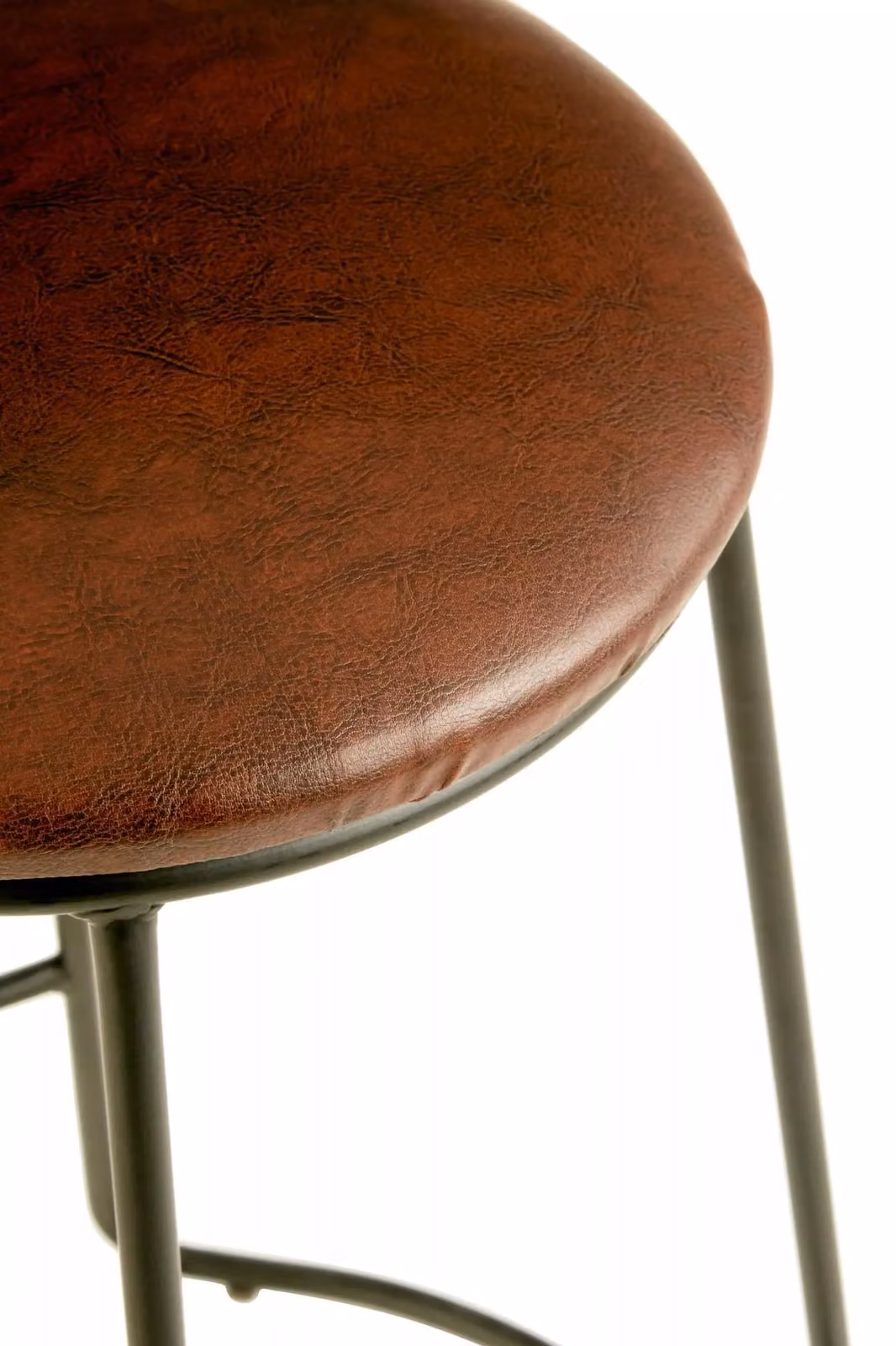 Orsina Modern Black Metal Counter Stool – 3