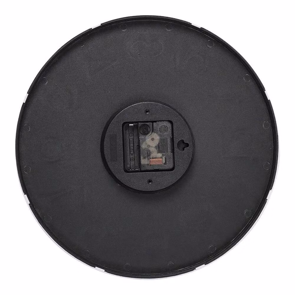 EONLION Modern Grey Silent Quartz Analog Wall Clock, Diameter: 30.48 cm – 4
