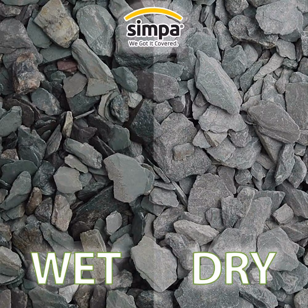 Simpa Decorative Landscaping Slate Aggregates, Green, 20kg – 2
