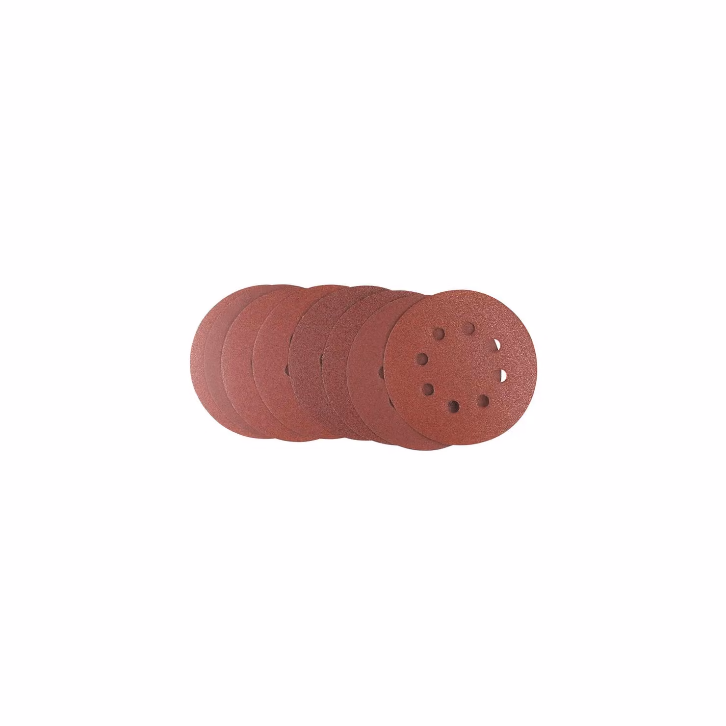 IRWIN 25 Piece Red Sanding Disc Set for Random Orbital Sanders, 125 mm – 2