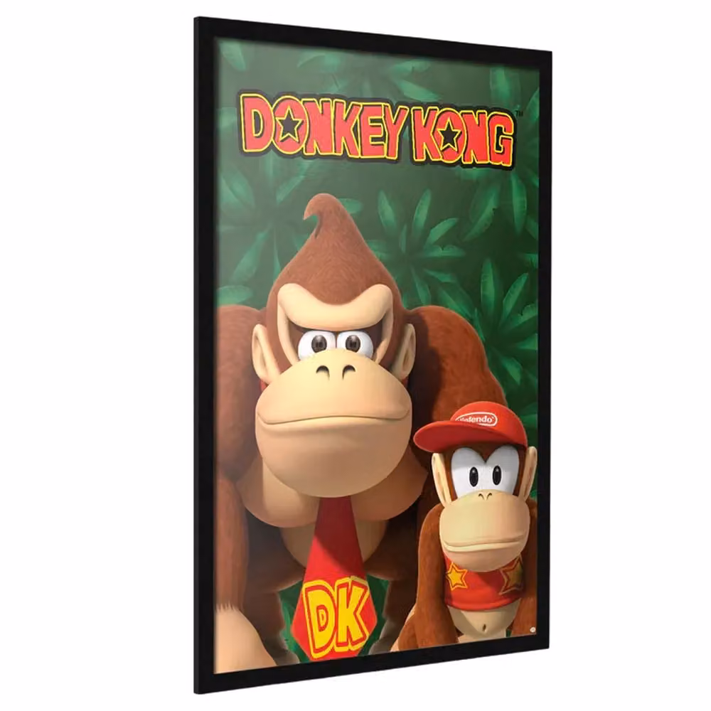 Nintendo Maxi Donkey & Diddy Kong Multicolour Paper Poster – 2