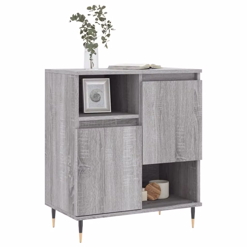 Berkfield Home Grey Sonoma Sideboard in Engineered Wood W/D/H: 60 x 35 x 70 cm – 3