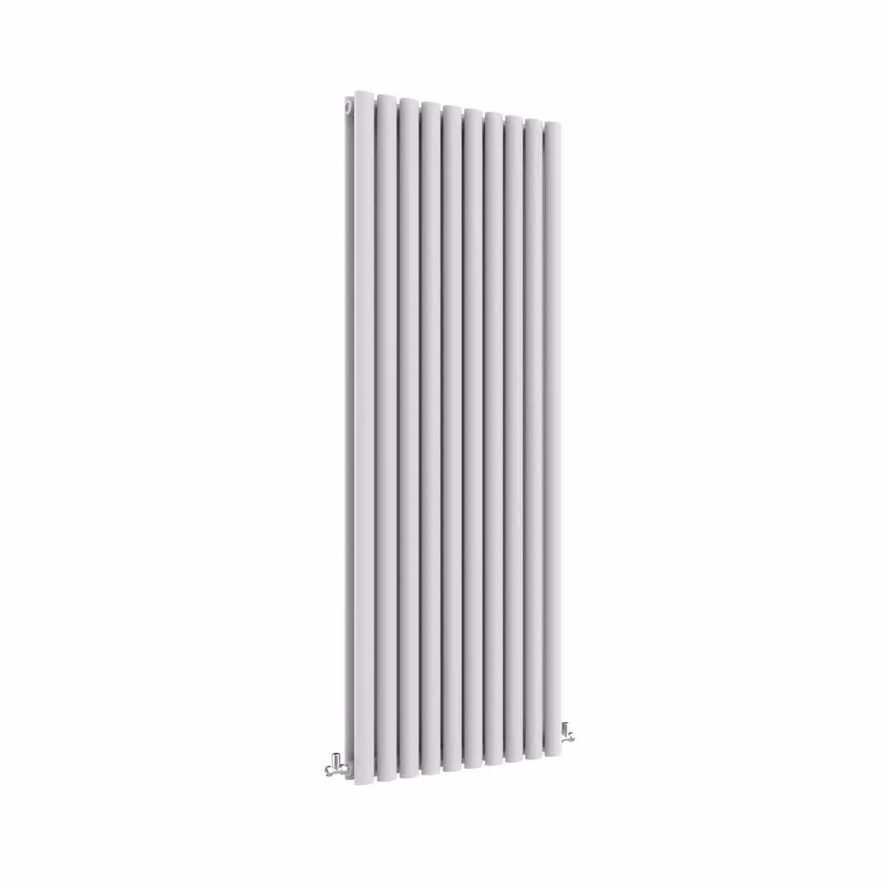 Banyetti Orva White Vertical Double Oval Column Radiator H: 160 cm, W: 59 cm – 2