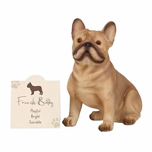 Something Different French Bulldog Tabletop Ornament in Brown