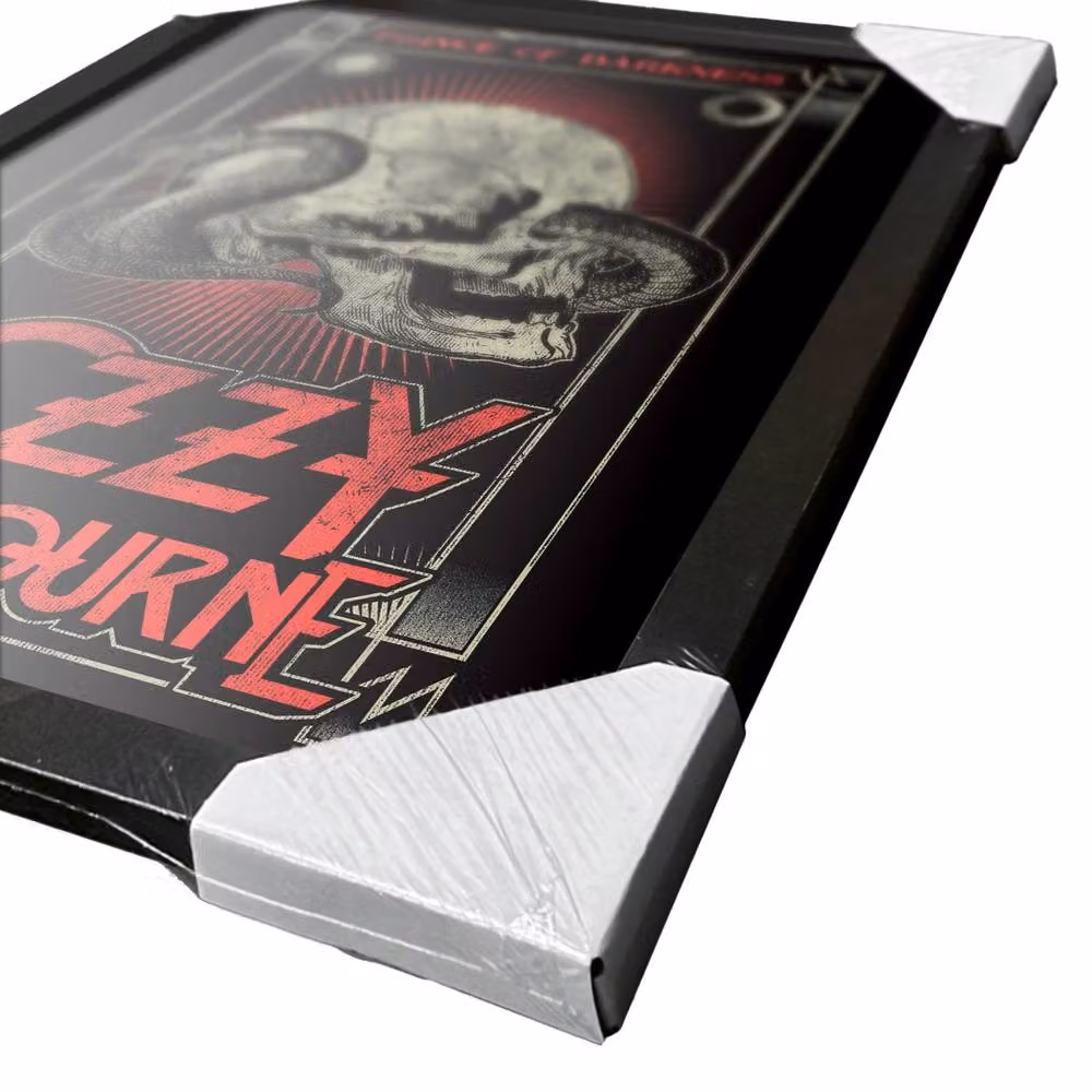 Ozzy Osbourne Prince Of Darkness Framed Paper Poster in Black – 3