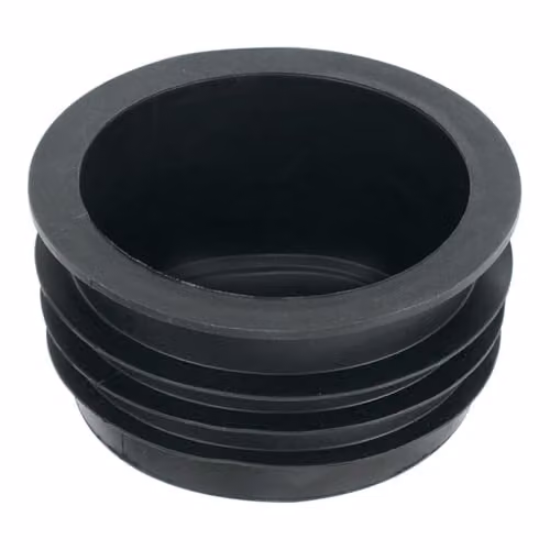 McAlpine CAP100 110mm Black Temporary Blanking Off Cap for Soil Pipe – 1