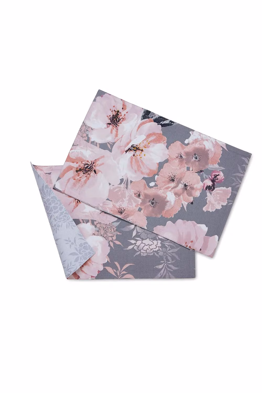 Catherine Lansfield Dramatic Floral Wipe Clean Placemats, Two Pack, Grey – 2