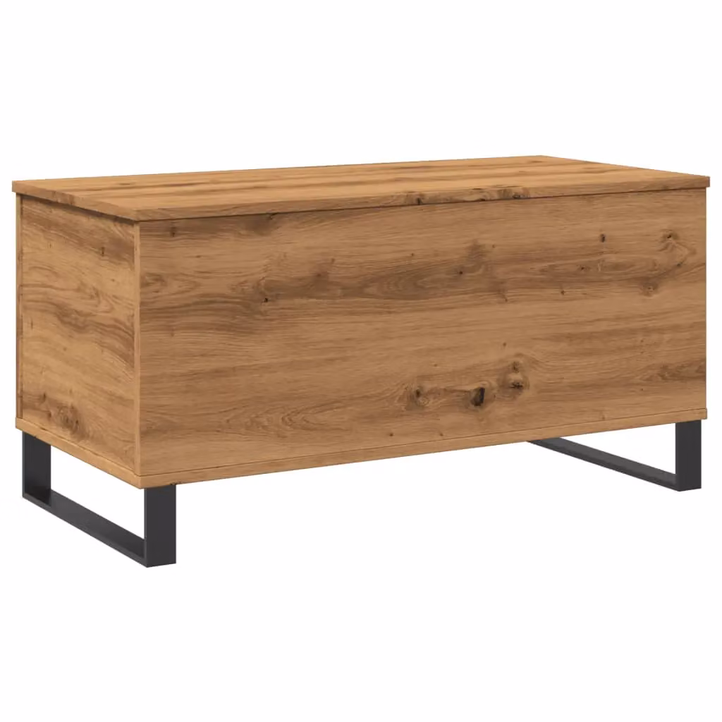 Berkfield Home Artisan Oak Coffee Table in Brown with Lift Mechanism, W: 90 cm, D: 44.5 cm, H: 45 cm – 2