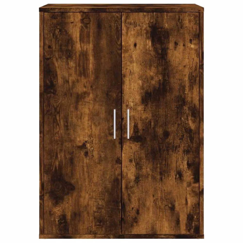 Berkfield Home Modern Smoked Oak Sideboard in Brown, W/D/H: 60 x 31 x 84 cm – 4