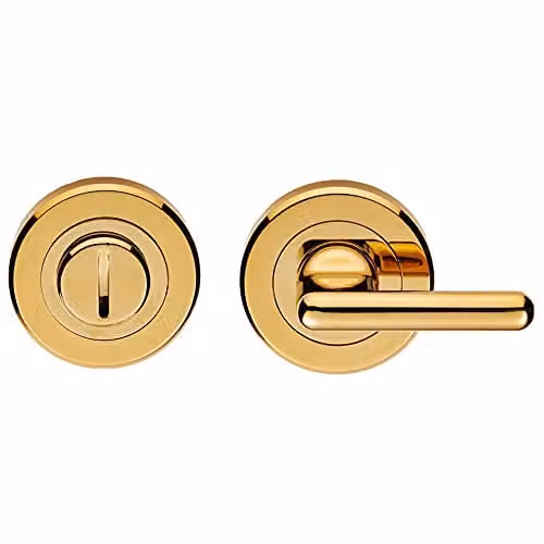 Loops DDA Compliant Disabled Lock and Release Handle with Concealed Fix in Brass or Silver