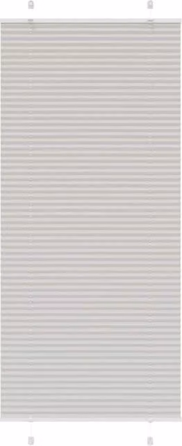 Berkfield Home Single Pleat Corded Blind in Light Grey, W: 100 cm, H: 200 cm