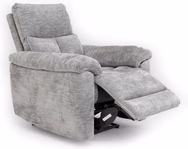 Furnishings For Less UK Kent Lucy Electric Power Reclining Single Seater Armchair in Dove Grey