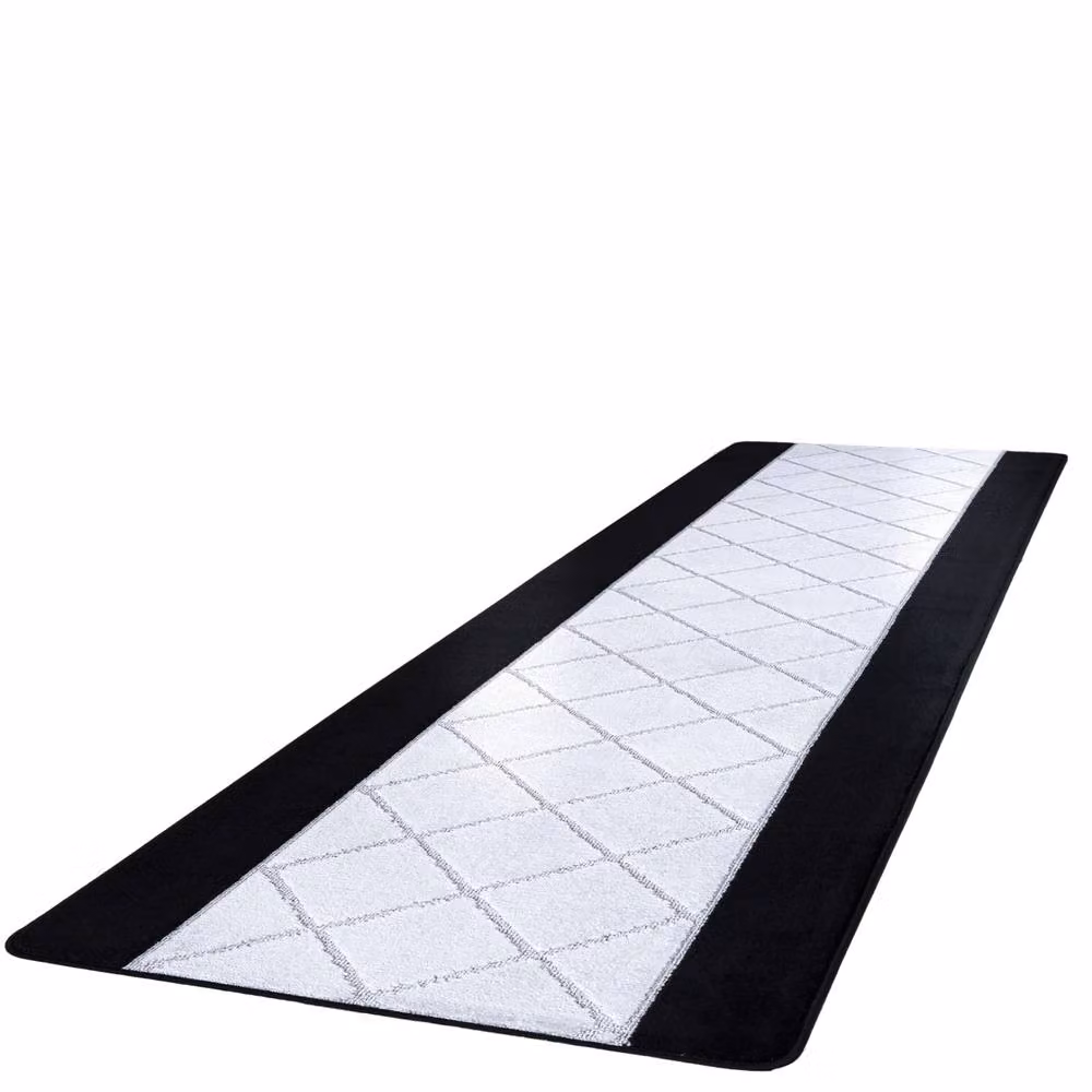 Smart Living Carmela Non-Slip Machine Washable Hallway and Kitchen Door Mat, Grey, W: 50 cm, D: 80 cm – 3