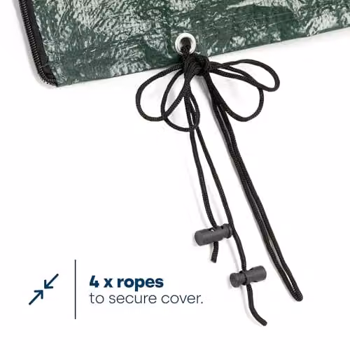 LIVIVO Waterproof 3 Seater Garden Swing Cover in Green, W/D/H: 215 x 168 x 124 cm – 4