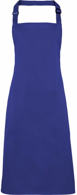 Premier Colours Poly Cotton Bib Apron Workwear Pack of 2 in Blue
