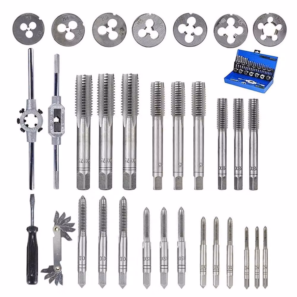 Havendro 32-Piece Metric M3-M12 Tap and Die Set in Blue – 3