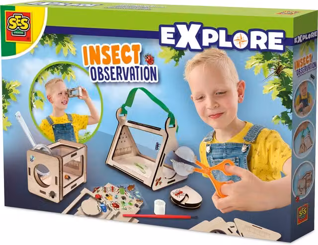 SES Creative Insect Observation Wood Toy in Green