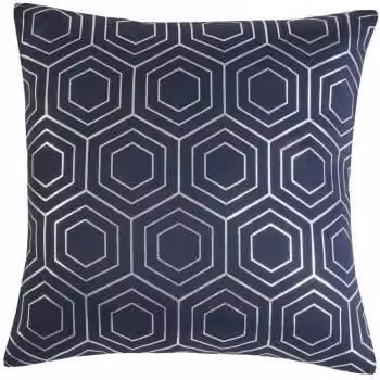 New Edge Blinds Element Cushion Cover in Blue, W/D/H: 43 x 43 x 43 cm