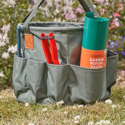 mysmartbuy Collapsible Green Garden Tidy Bag with Multi-Pocket Design – 3