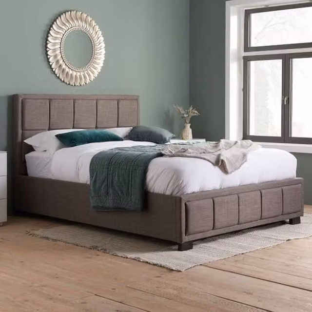 Birlea Hannover Upholstered Bed in Grey