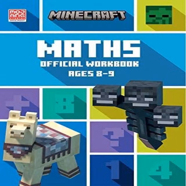 Collins KS2 Minecraft Maths Ages 8-9 Multicolour Paperback Book
