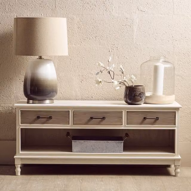 Orsina Shaker Design 3 Drawer Cabinet in White