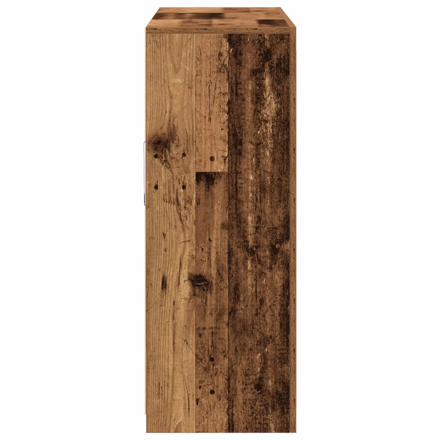 Berkfield Home Rustic Brown Engineered Wood Sideboard with Integrated LED Lights, W: 181.5 cm, D: 37 cm, H: 100 cm – 4