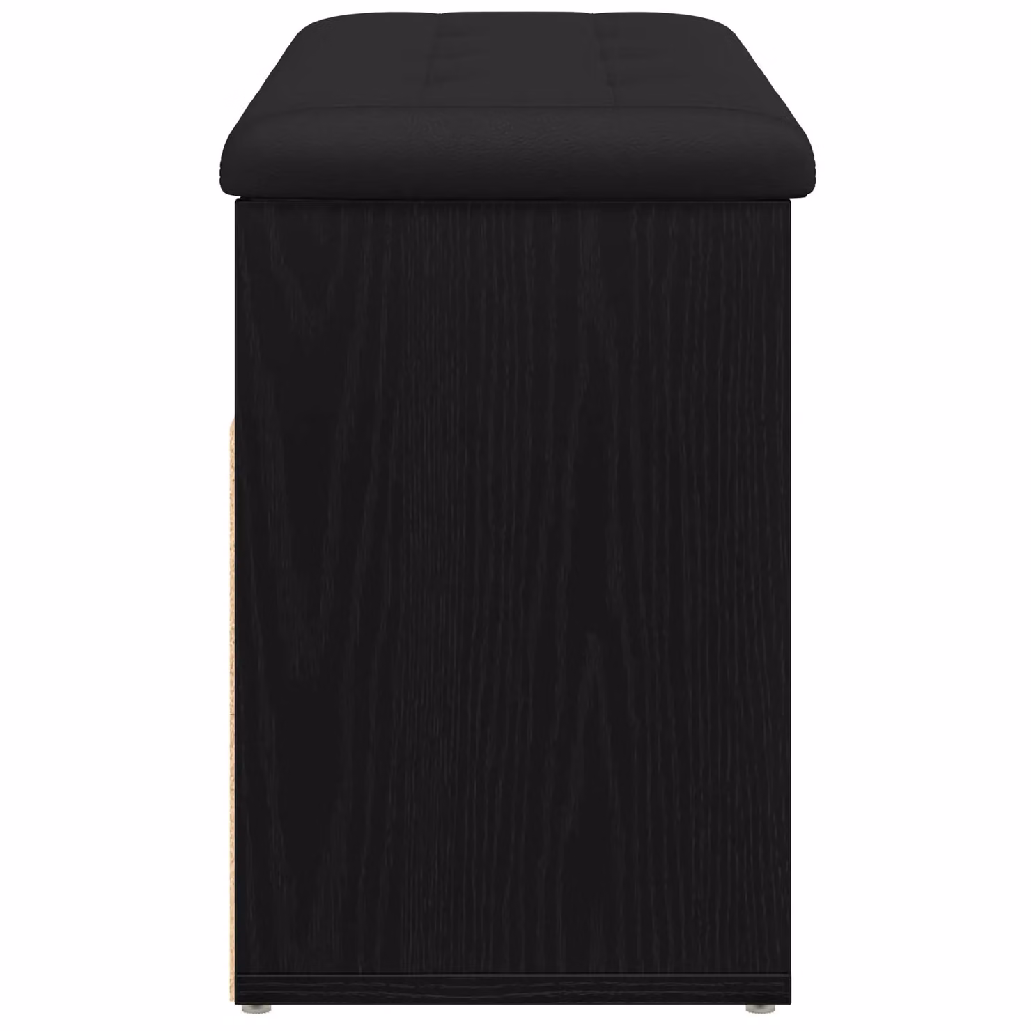 Berkfield Home Black Oak Storage Bench and Shoe Rack, W/D/H: 80 x 30 x 45 cm – 5