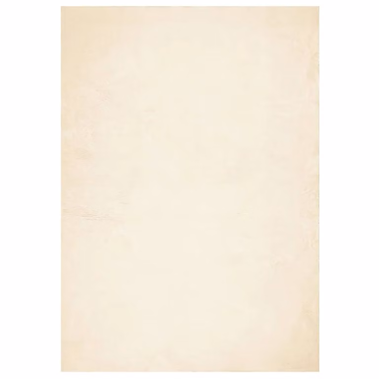 Berkfield Home HUARTE Short Pile Washable Rug in Beige, W: 140 cm x D: 200 cm