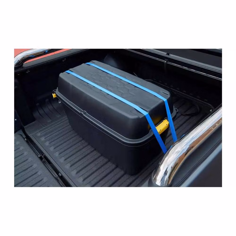 PAWNORA 175 Litre Heavy Duty Plastic Storage Trunk in Black – 3