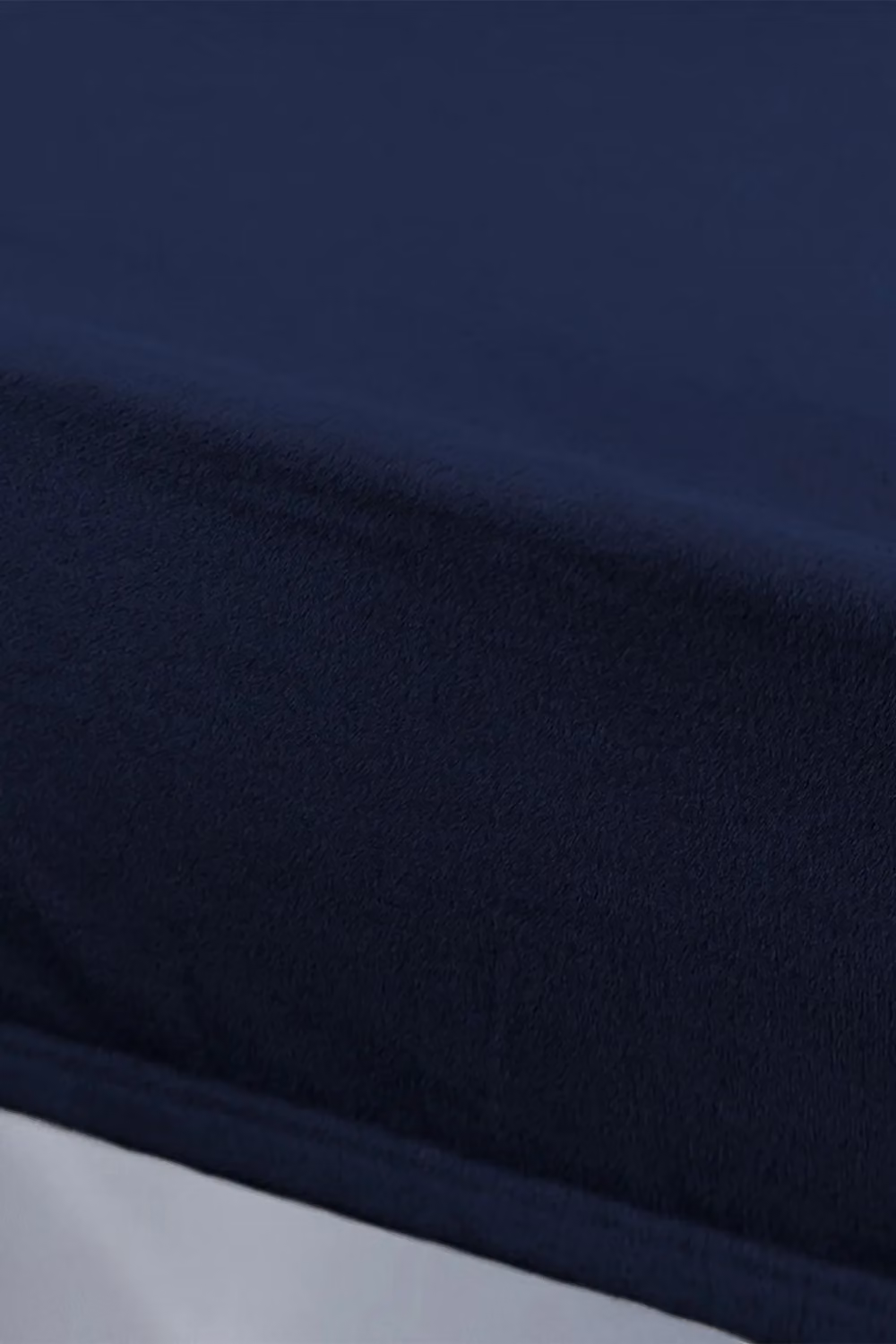 Neel Blue Velvet High-Back Dining Chair Covers, Stretchable Spandex Slipcovers in Navy Blue – 4