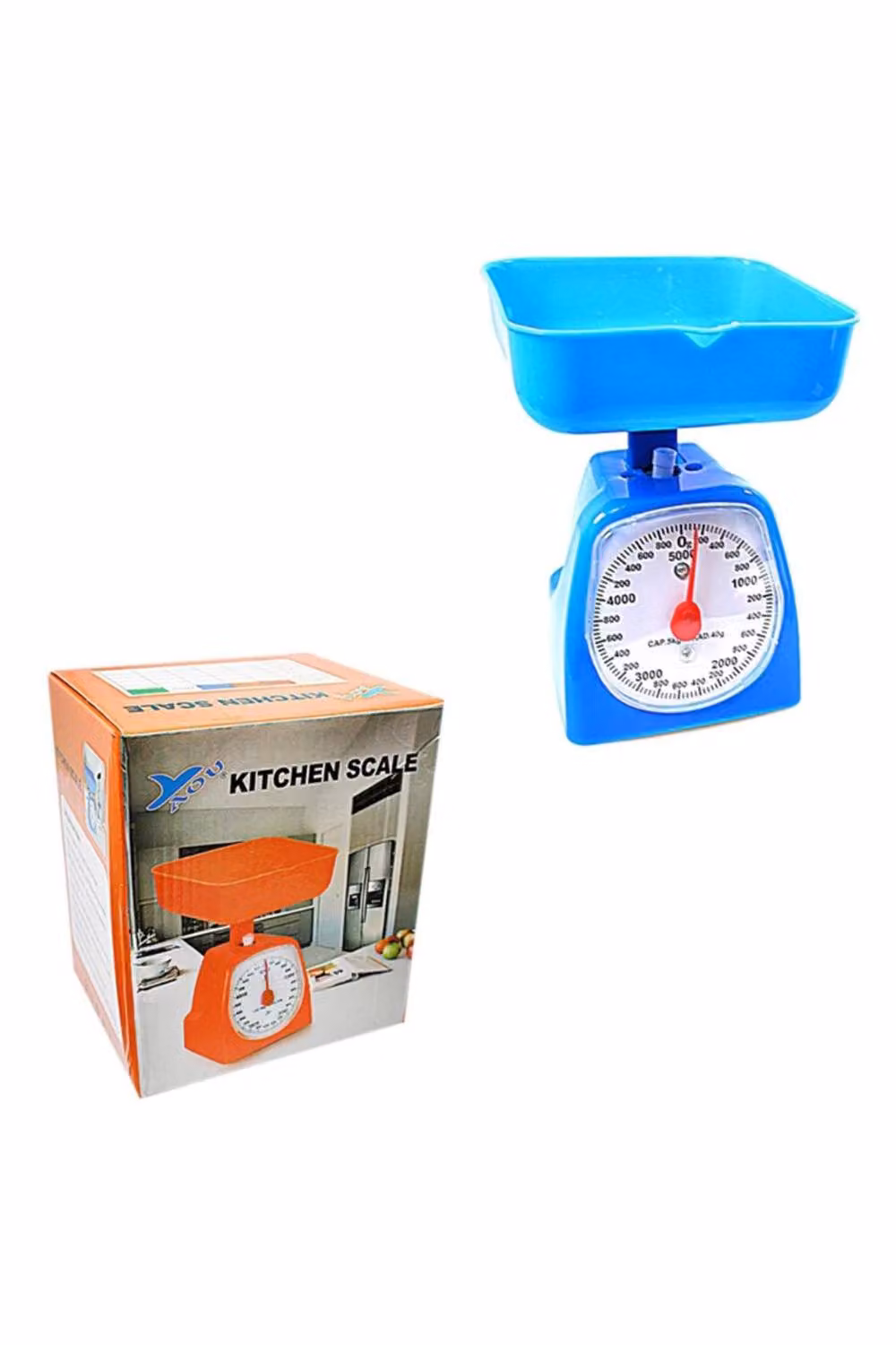 KDMD Blue Plastic Kitchen Weighing Scale with 5kg Capacity – 2
