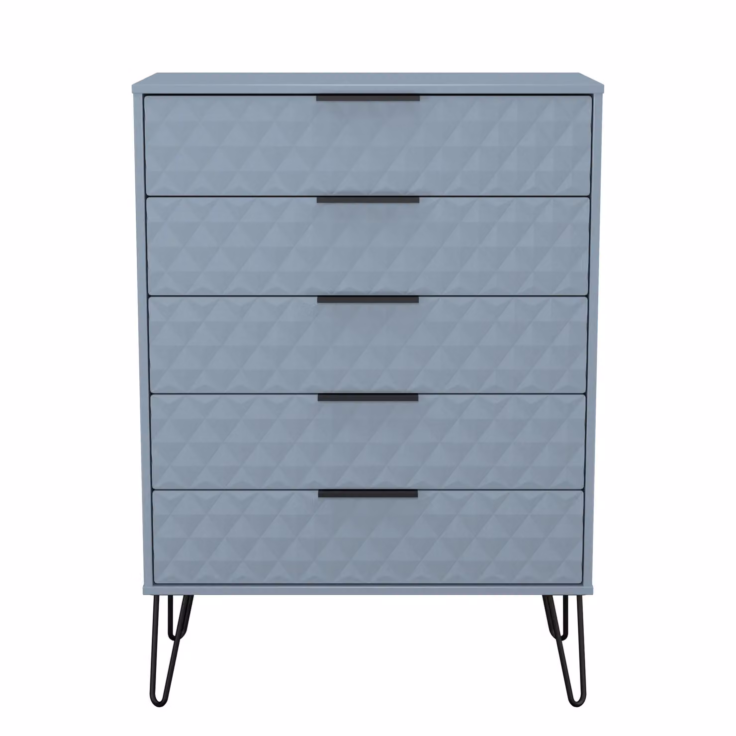 2 U Islay 5 Drawer Chest in Light Blue and Black – 2
