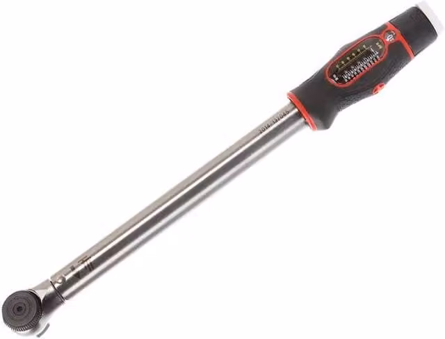 Norbar Tti 50 Torque Wrench with 3/8 Inch Square Drive, 10-50Nm, Silver