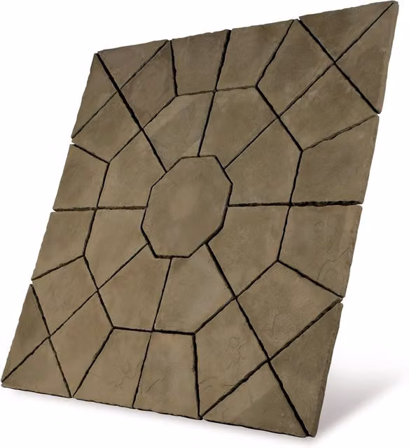 Bowland Stone Stratford Octagon Grey Geometric Garden Paving Kit
