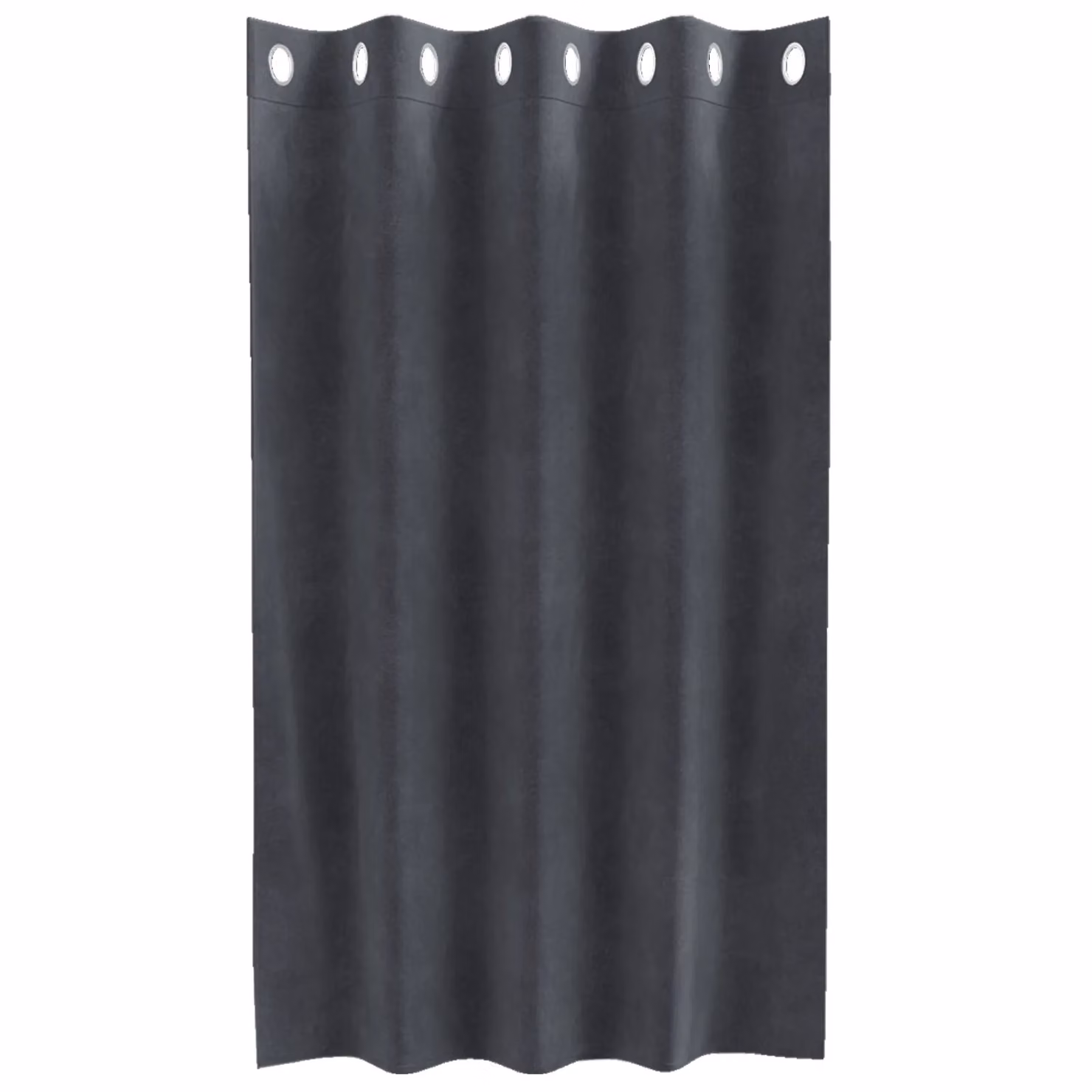Berkfield Home Grey Velvet Blackout Curtains with Eyelets, 2 Pack – 3