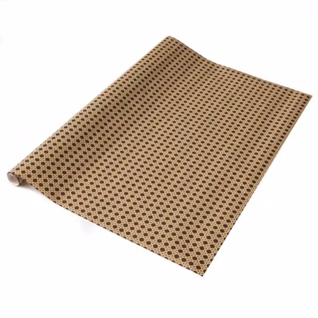 D-C-Fix Woven Cane Self Adhesive Vinyl Wrap Film, Brown, W: 45 cm, H: 200 cm