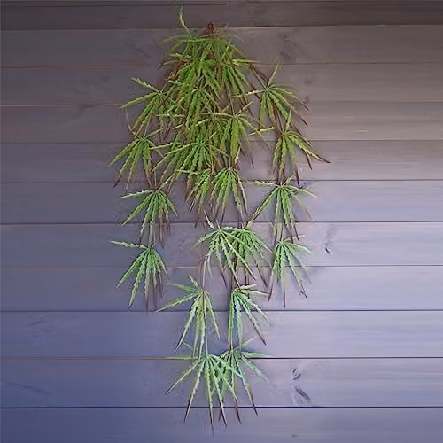 Leaf 100cm Artificial Hanging Acer Spider Plant in Green and Multicolour – 1