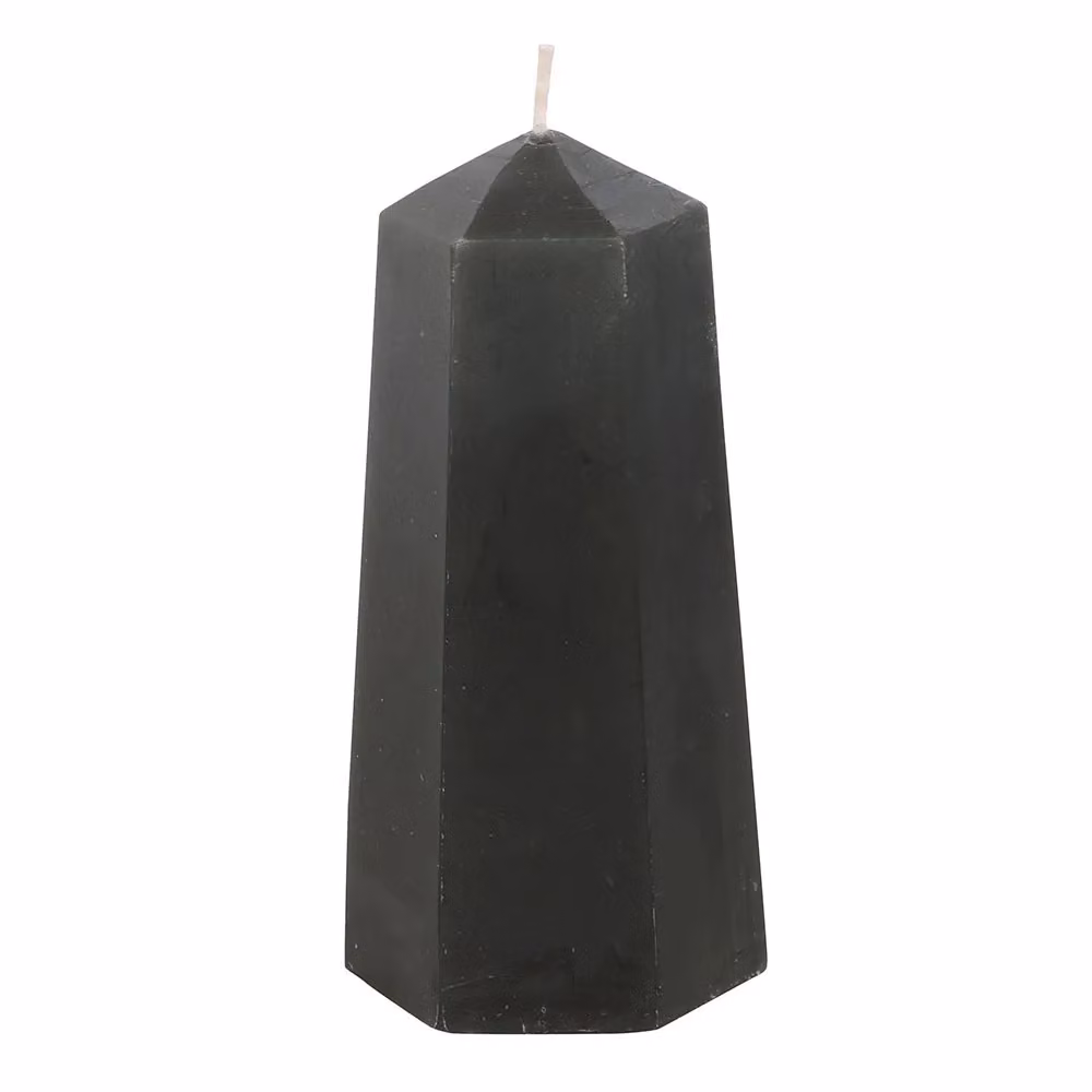 Something Different Protection Crystal Black Pillar Candle – 2