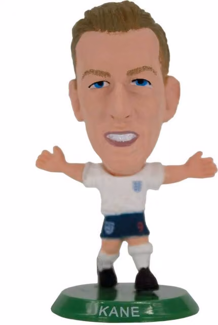 SoccerStarz England FA Harry Kane Football Figurine in White