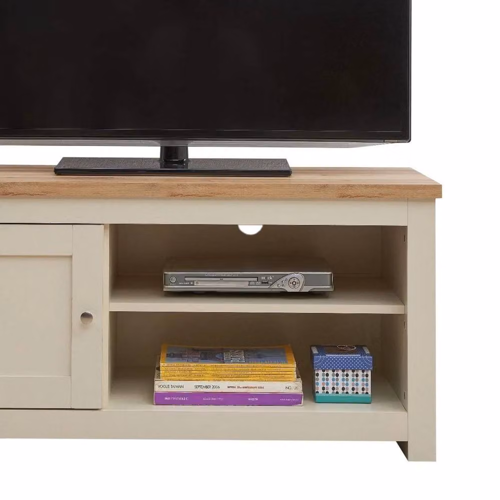 PAWNORA Modern 1 Door TV Unit in Beige – 3