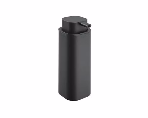Cosmic NEA Matte Black Metal Rectangular Bathroom and Kitchen Soap Dispenser with 370 ml Capacity – 1
