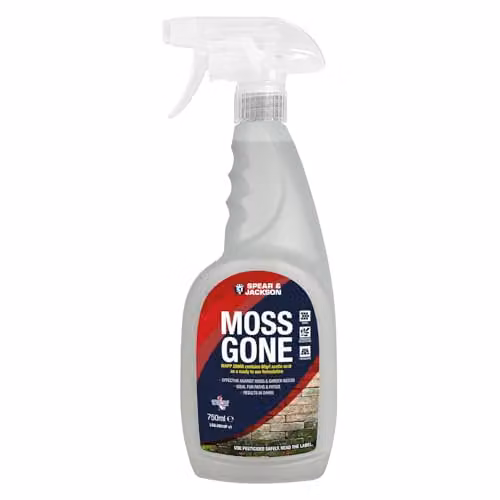 Spear & Jackson Moss Gone Moss Killer Spray, 750 ml
