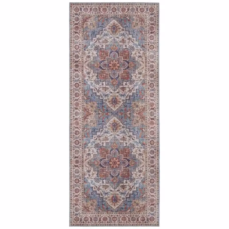 THE RUGS Anthea Oriental Vintage Medallion Flatweave Rug, Blue, W: 160 cm, D: 230 cm – 2
