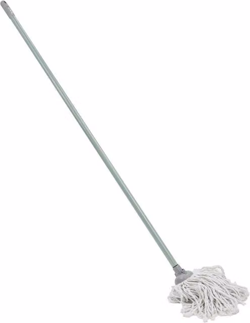 JVL Cotton String Mop in Green and Grey