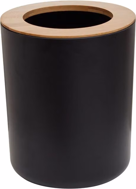 Orsina Canyon Dust Bin in Black and White, W/D/H: 24.0 x 20.0 x 20.0 cm – 1
