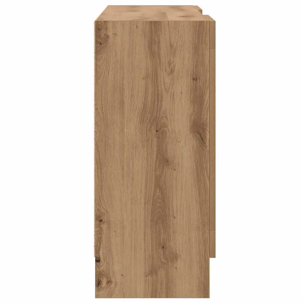Berkfield Home Artisan Oak Sideboard in Brown, W/D/H: 120 x 30.5 x 70 cm – 3
