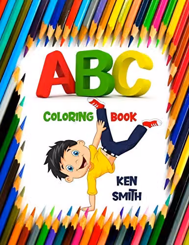 ABC Colouring Book for Children, Multicolour, 27.94 cm
