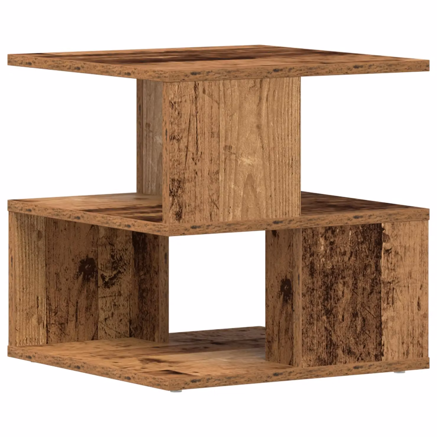 Berkfield Home Square Side Table in Brown, W/D/H: 40 x 40 x 40 cm – 2