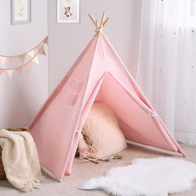 OHS Teepee Indoor Play Tent in Pink